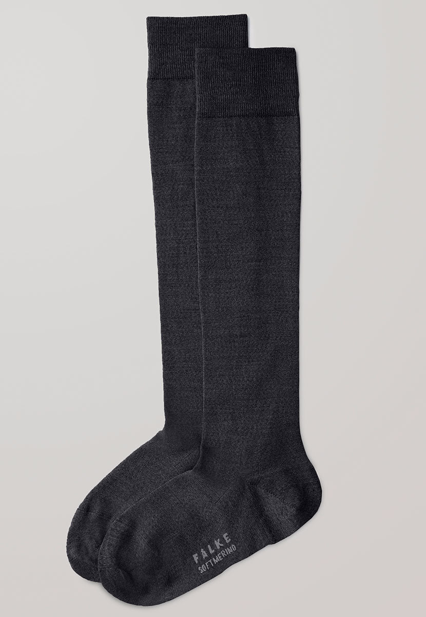 FALKE Soft Merino Knee High Sock Anthracite