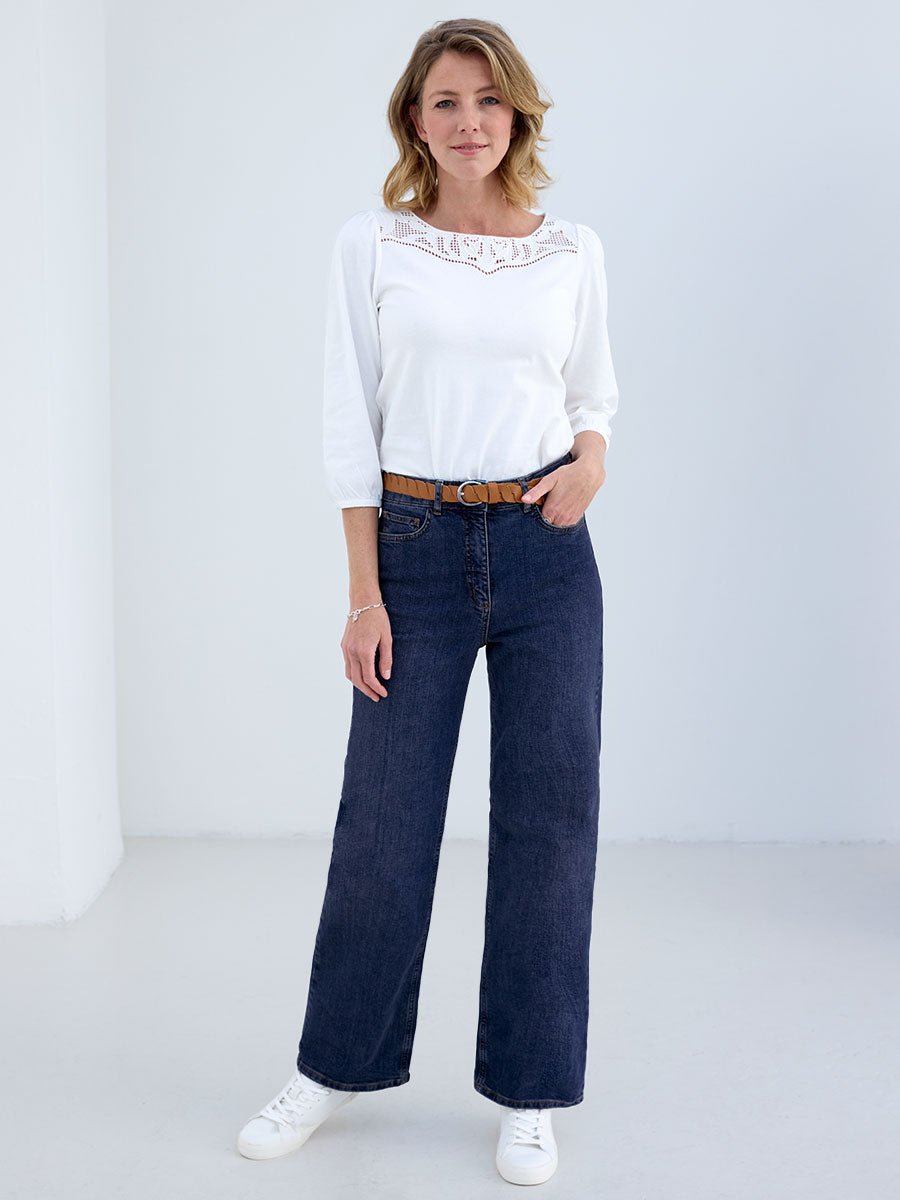 Womens Wide Leg Jeans