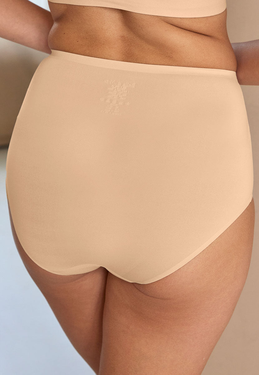 Bella di Notte Emilia 2 Pack Full Brief - Nude Back View