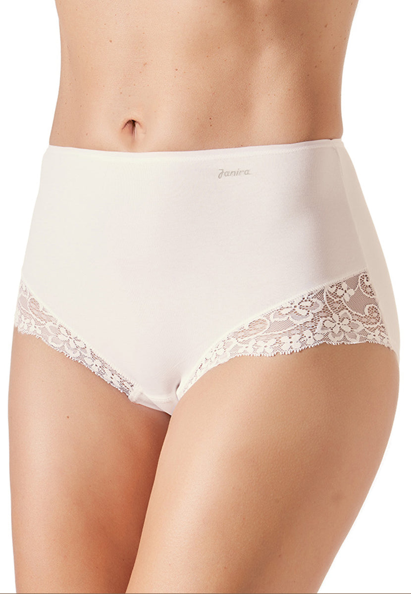 Janira - 2 Pack Cotton Rich Essential Full Brief - Ivory