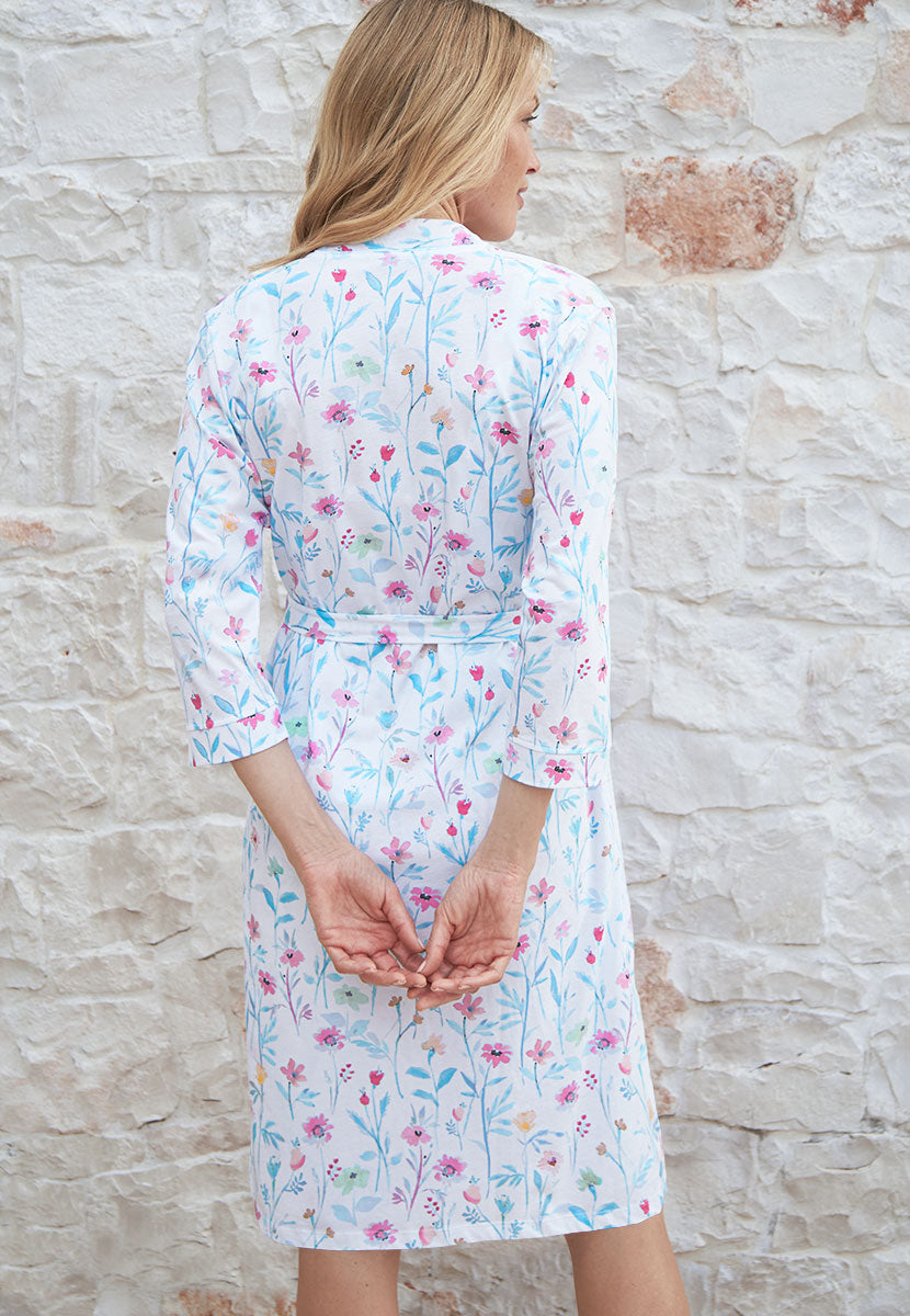 Alice Pure Cotton Robe - Madalena Print