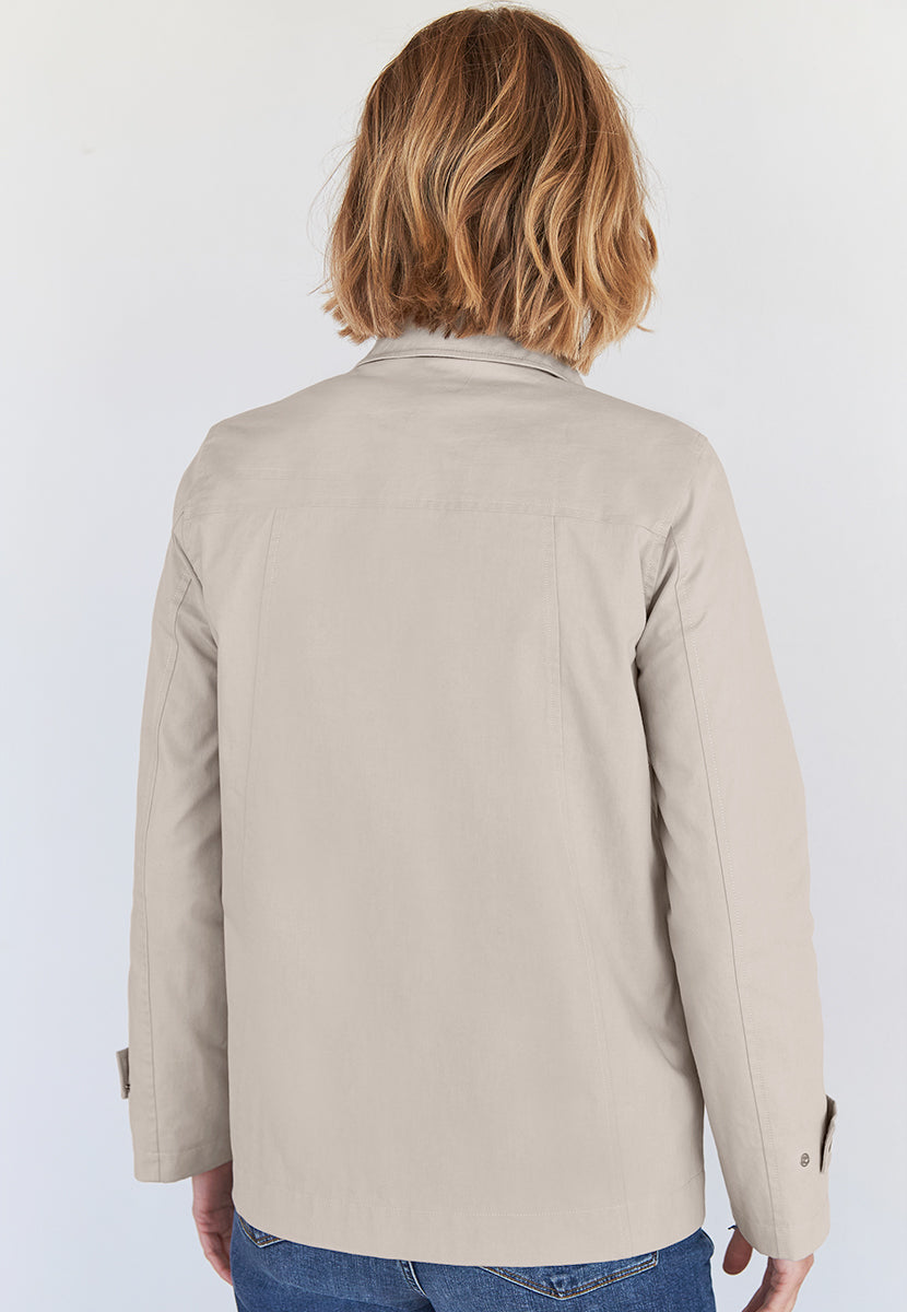 Arlo Showerproof Mac Jacket - Stone