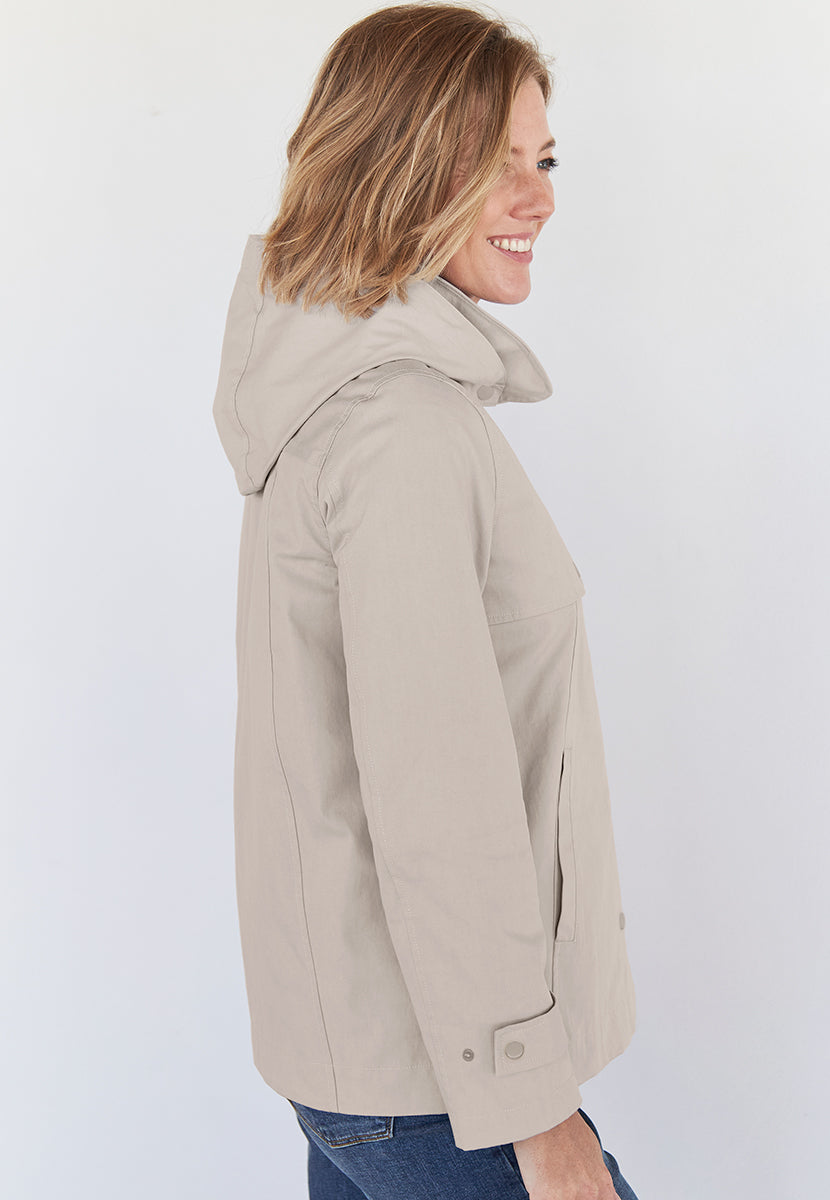 Arlo Showerproof Mac Jacket - Stone