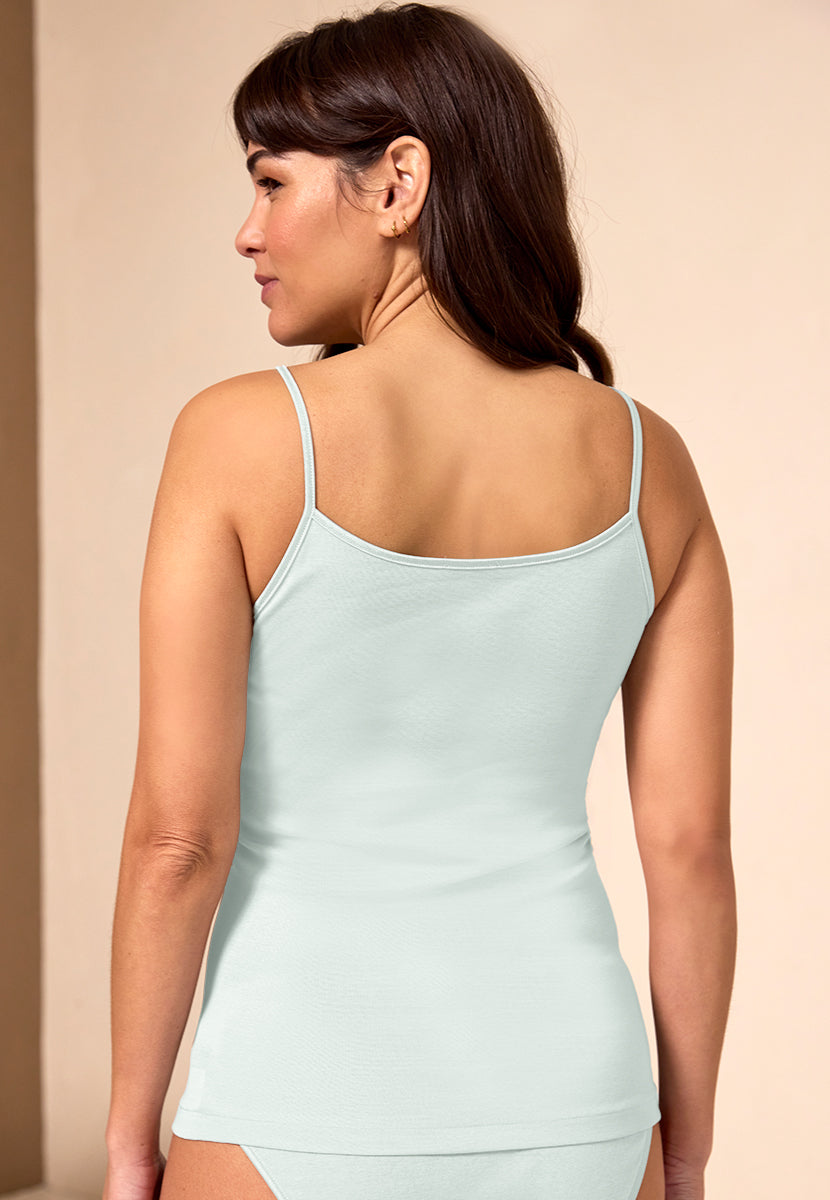 Astra Seamfree Round Neck Camisole - Soft Opal