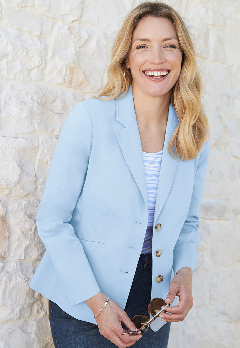 Athena Tailored Fit Blazer - Bluebell