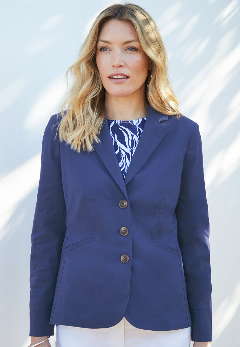 Athena Tailored Fit Blazer - French Navy