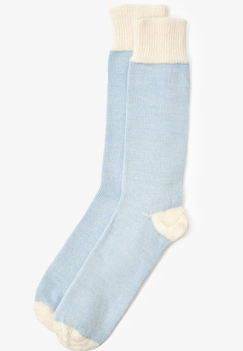 Cosy Alpaca Bed Socks - Blue