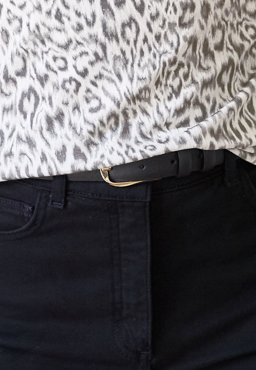 Leather Belt - Black
