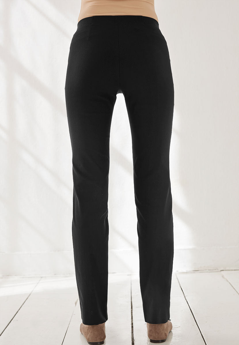Chloe Easy Fit Slim Leg Trouser - Black