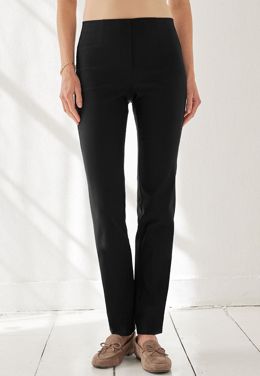Chloe Easy Fit Slim Leg Trouser - Black