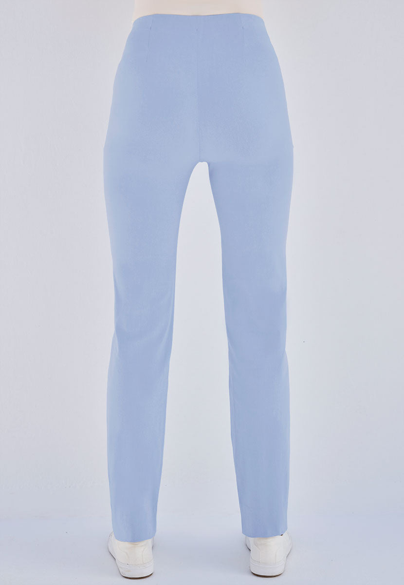 Chloe Easy Fit Slim Leg Trouser - Bluebell