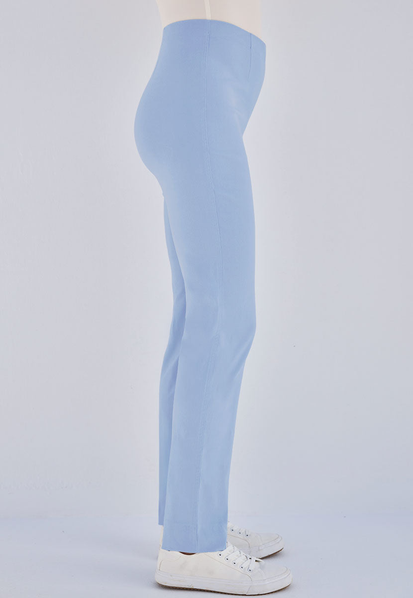 Chloe Easy Fit Slim Leg Trouser - Bluebell
