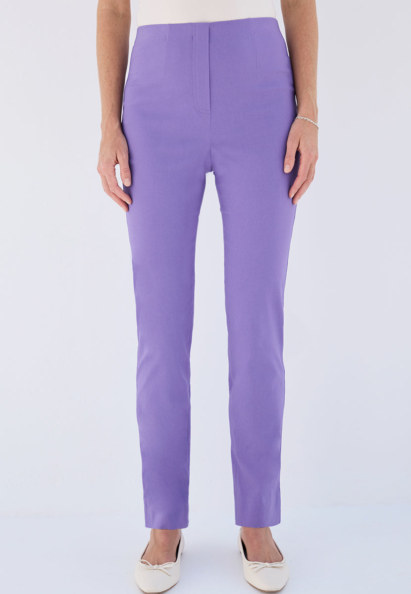 Chloe Easy Fit Slim Leg Trouser - Deep Lavender