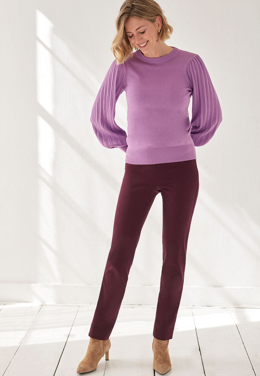 Chloe Easy Fit Slim Leg Trouser - Fig