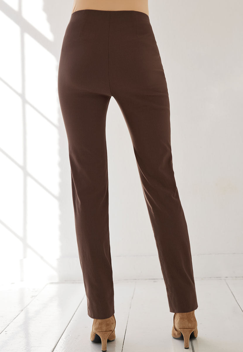 Chloe Easy Fit Slim Leg Trouser - Praline