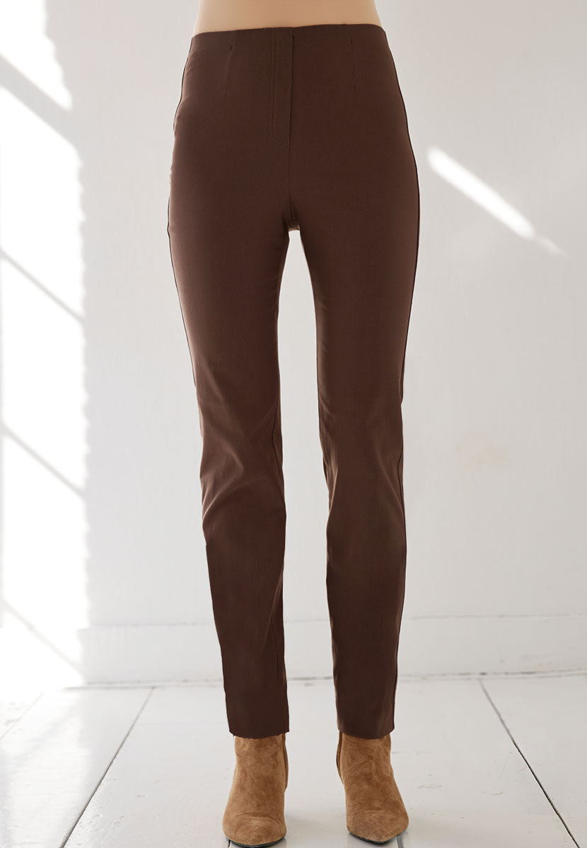 Chloe Easy Fit Slim Leg Trouser - Praline
