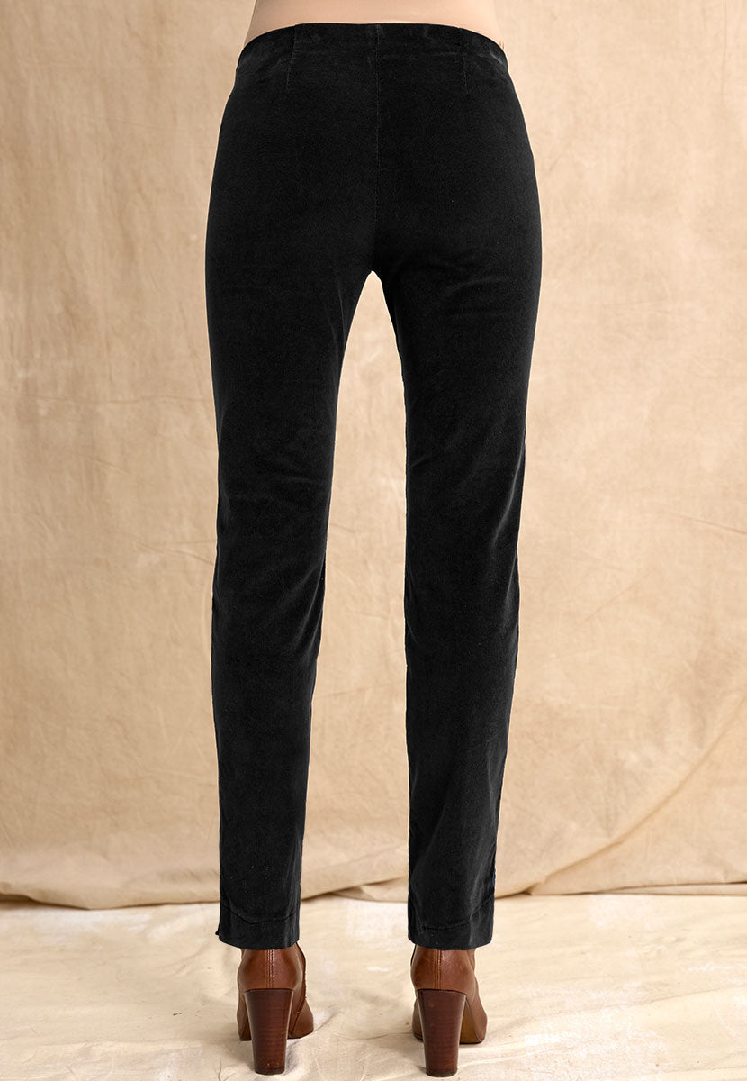 Claire Cord Trouser - Black Back View