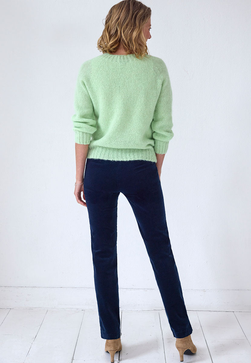 Claire Cord Trouser - Navy