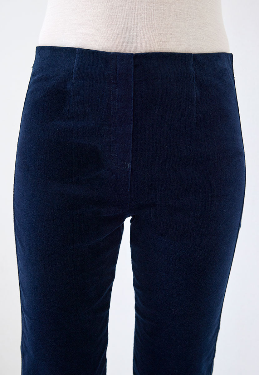 Claire Cord Trouser - Navy