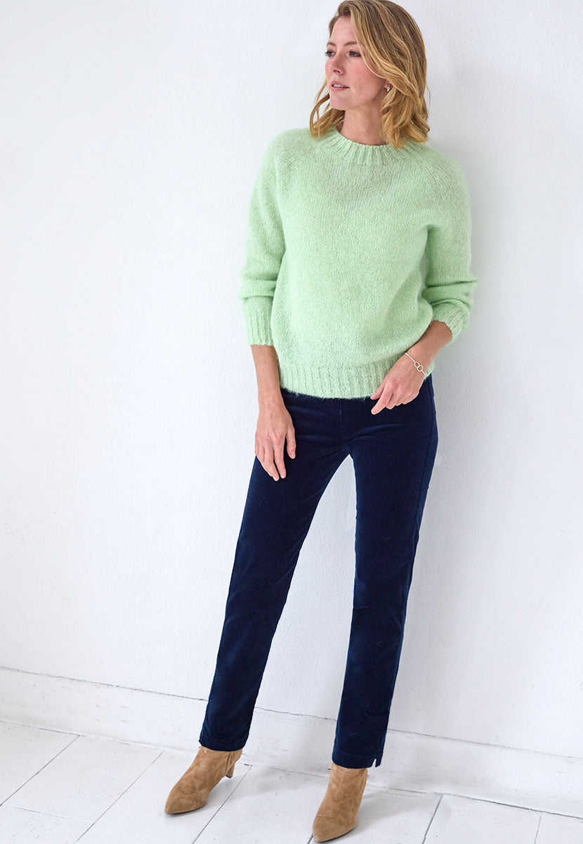 Claire Cord Trouser - Navy