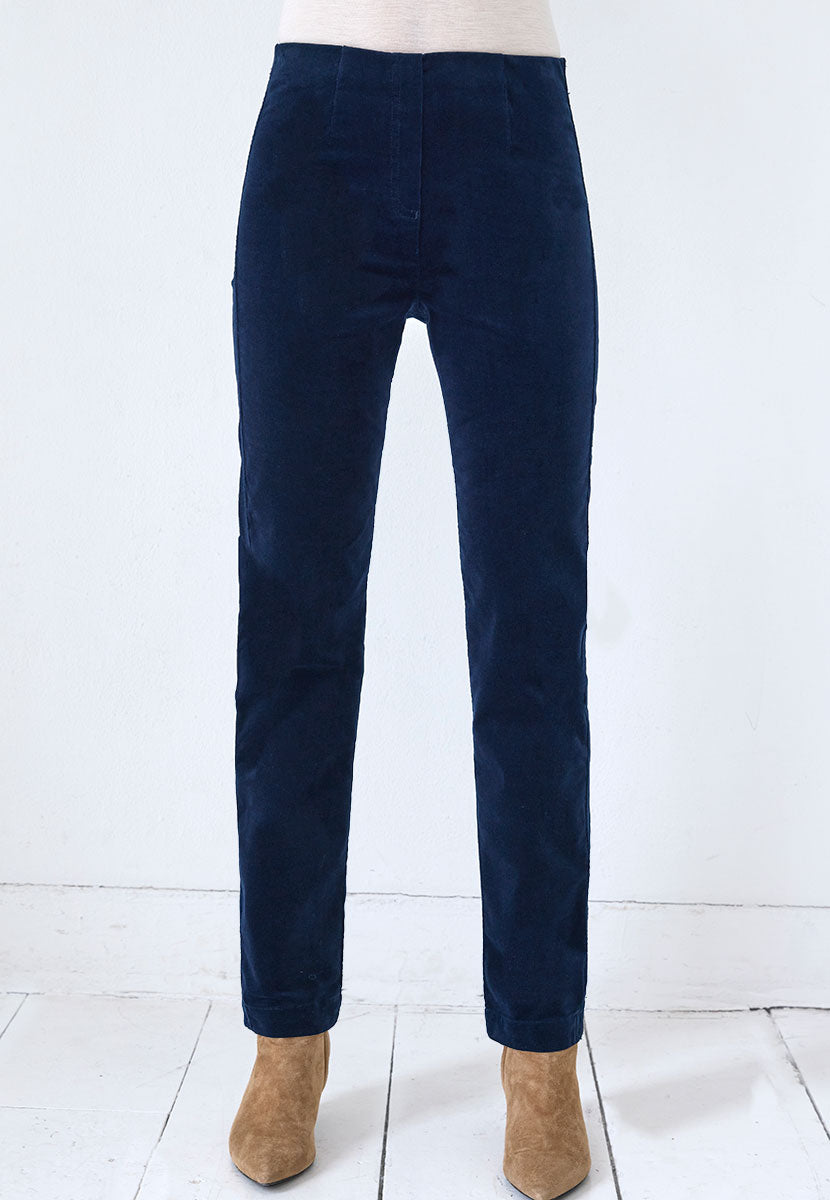 Claire Cord Trouser - Navy