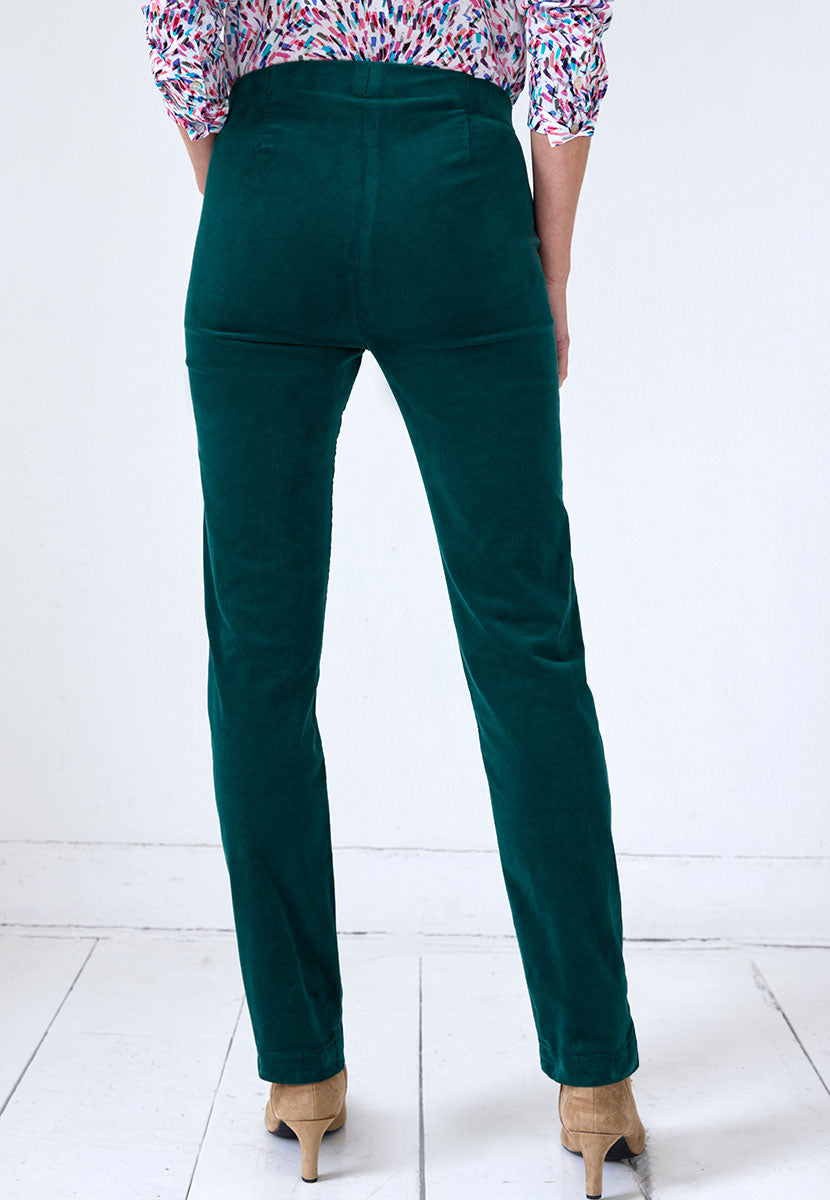 Claire Cord Trouser - Teal