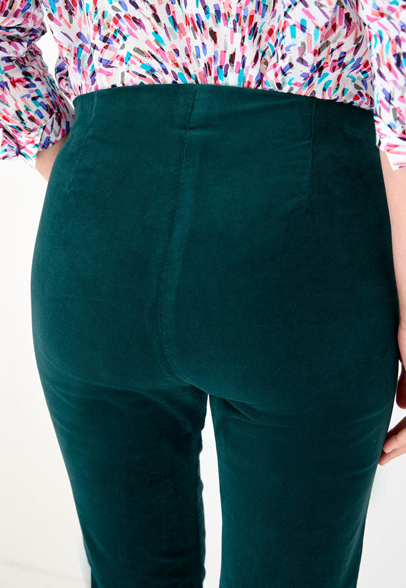 Claire Cord Trouser - Teal