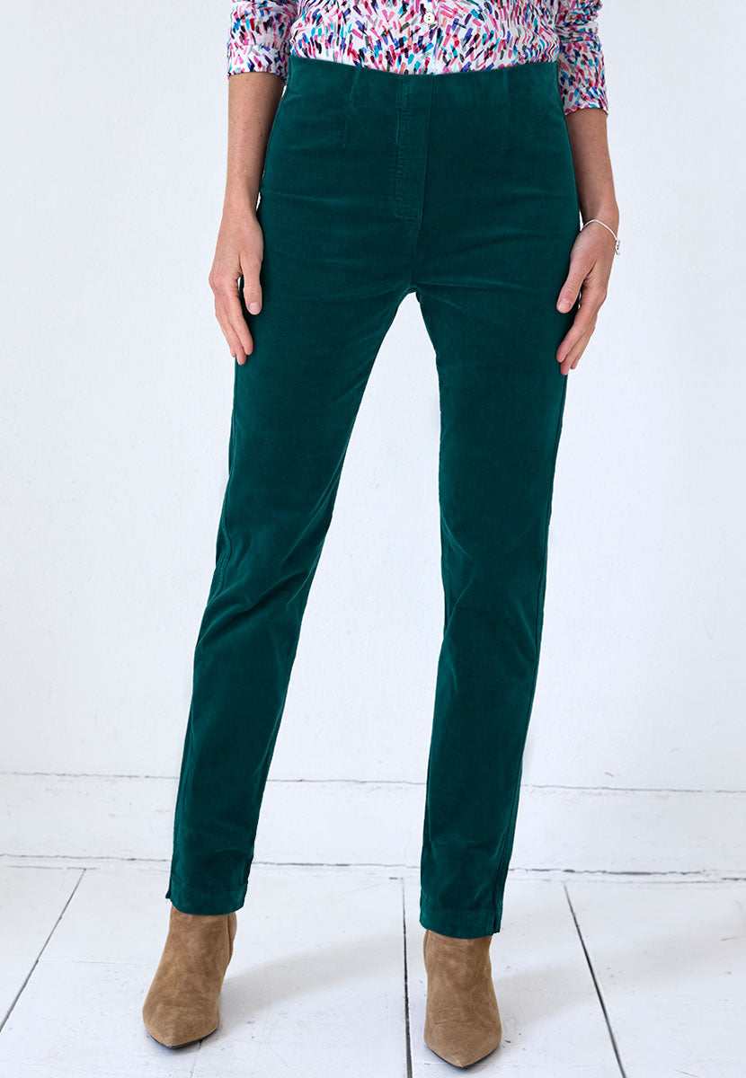 Claire Cord Trouser - Teal