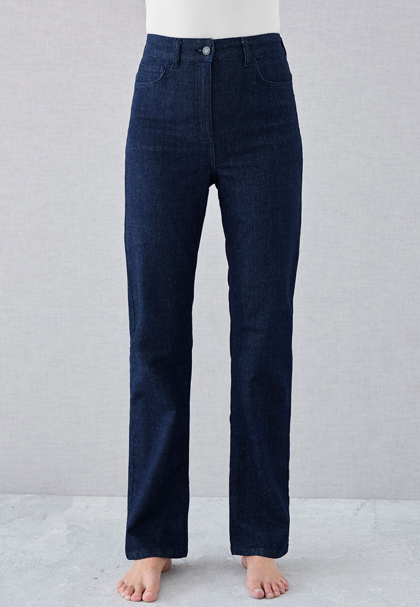 Gloria Straight Leg Jean - Dark Denim