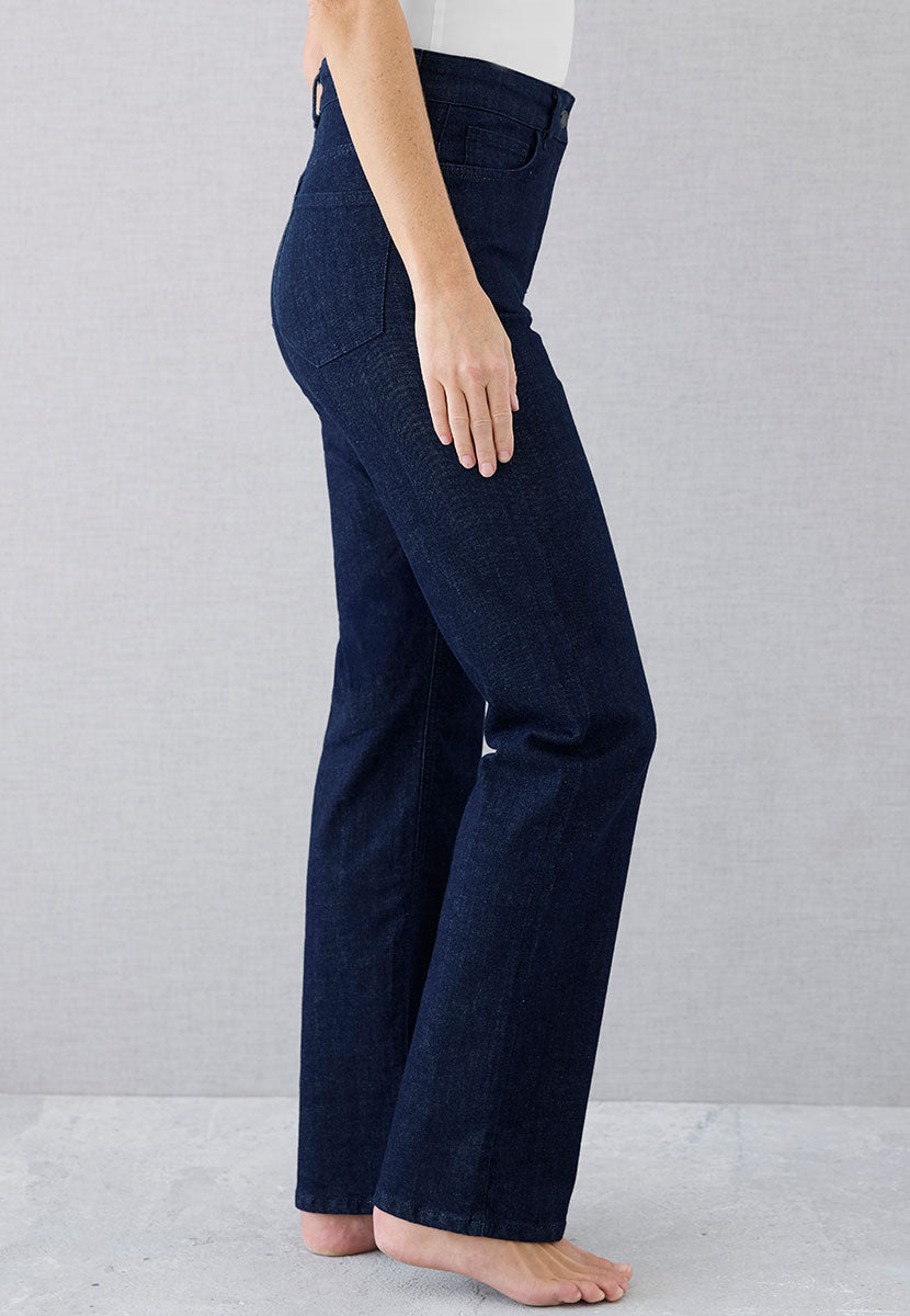 Gloria Straight Leg Jean - Dark Denim