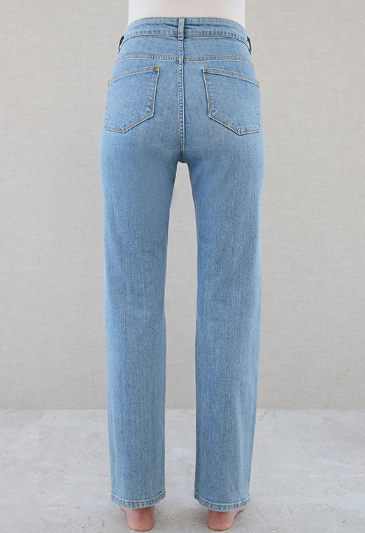 Gloria Straight Leg Jean - Light Denim