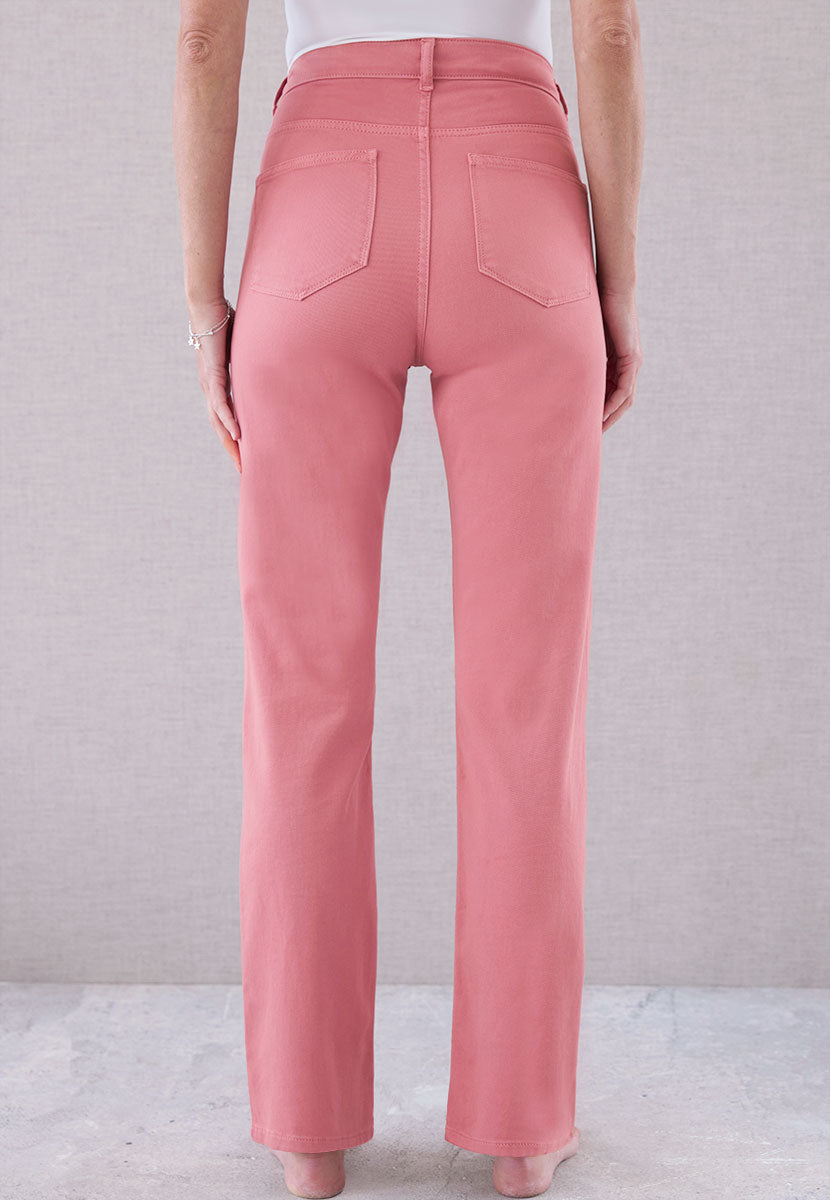 Gloria Straight Leg Jean - Rose