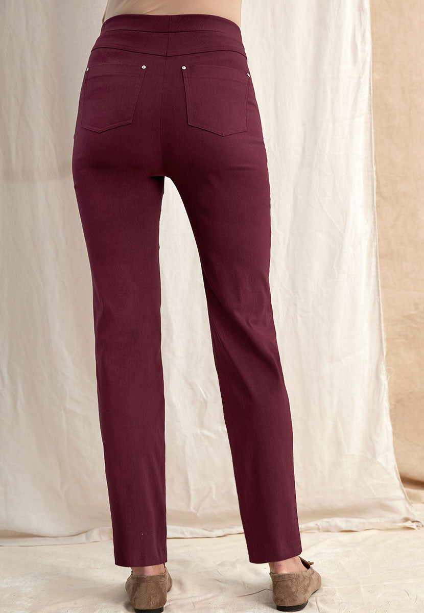 Hayley Easy Fit Slim Leg Trouser - Fig