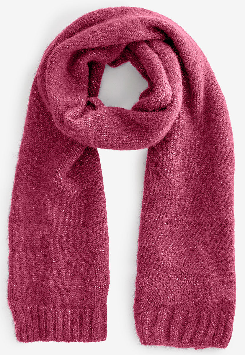 Helena Alpaca Scarf - Winter Rose Front