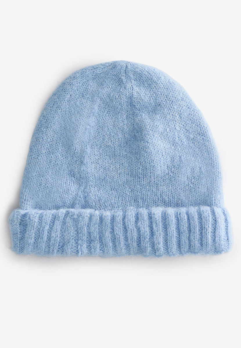 Helena Alpaca Hat - Bluebell Front View