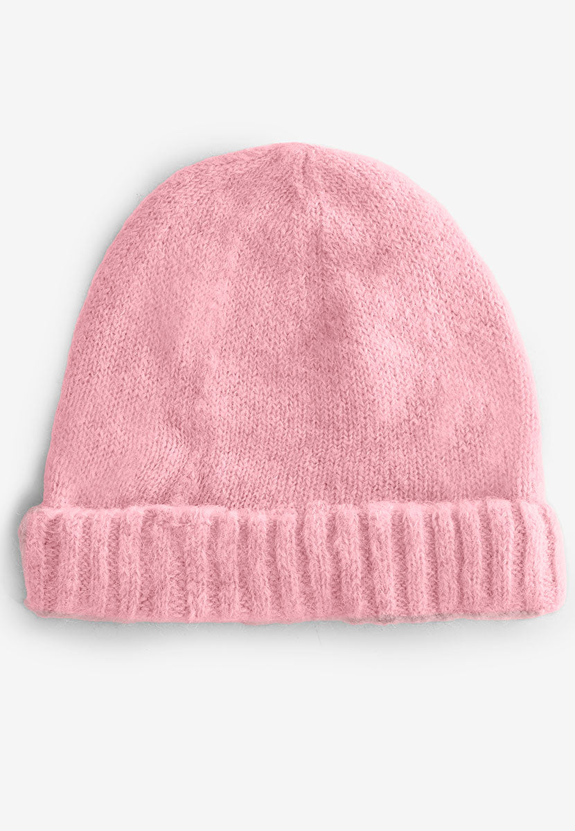 Helena Alpaca Hat - Pink Blush Front v=View