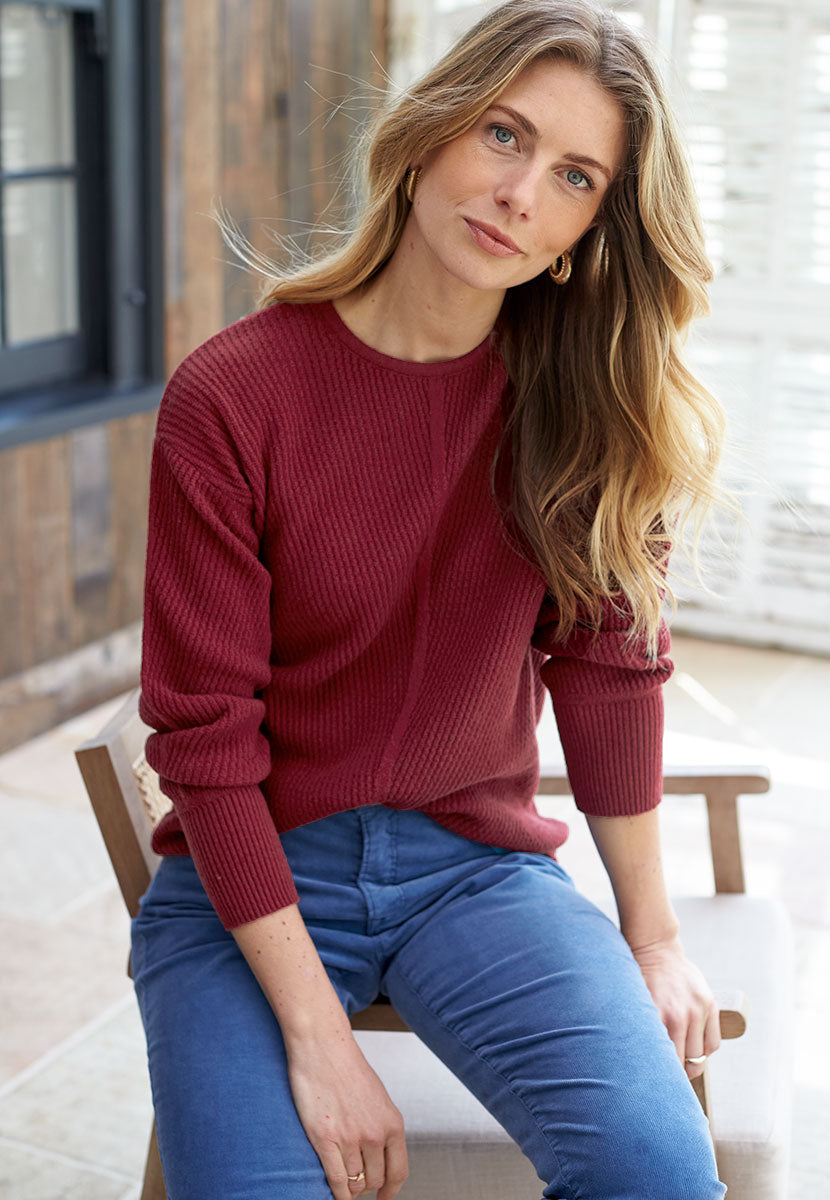 Imogen Jumper - Merlot