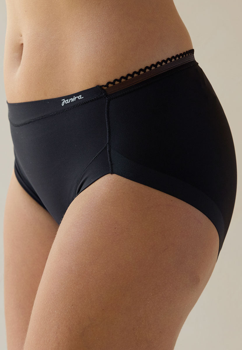Best Comfort Microfibre Bikini Brief - Black Side View