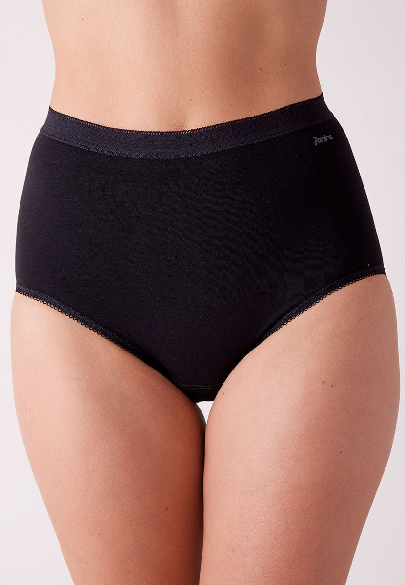 Shapewear 3 Pack Maxi Essential Full Briefs - Black