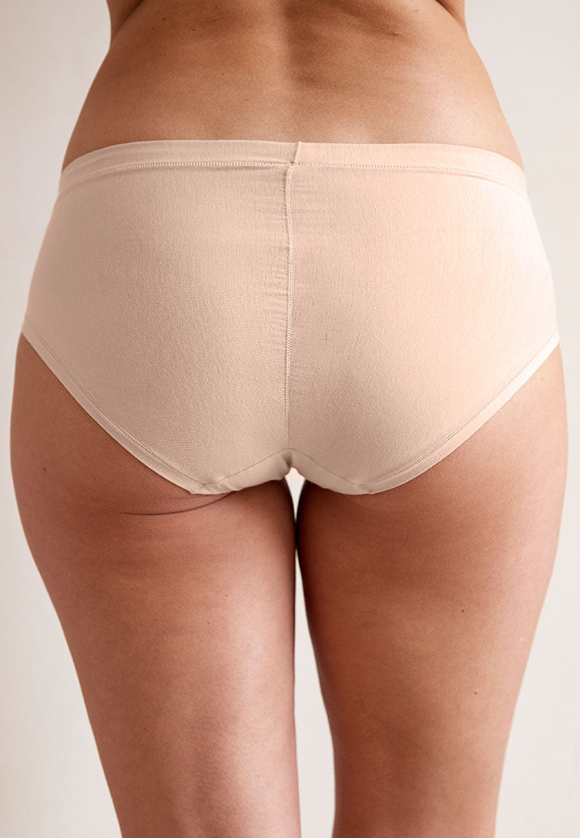 2 Pack Cotton Flexi Adapt Bikini Briefs - Dune