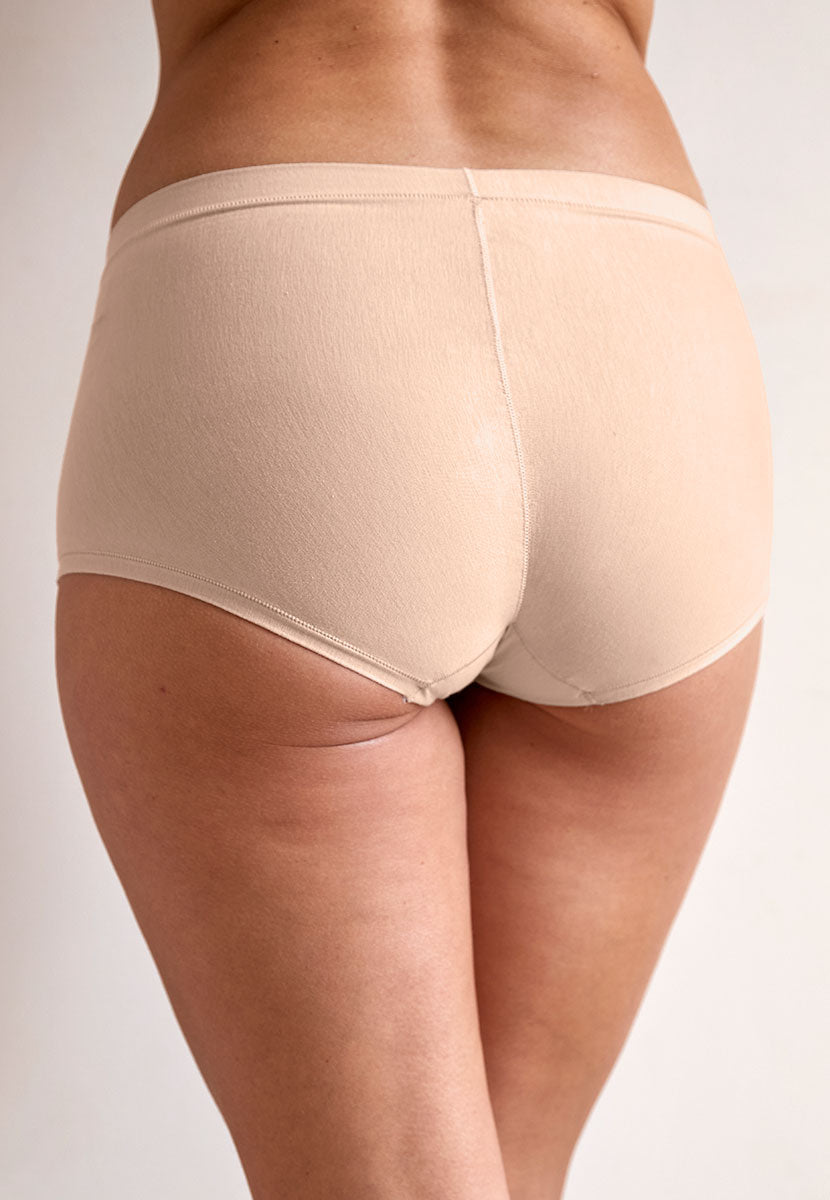 2 Pack Cotton Flexi Adapt Full Briefs - Dune