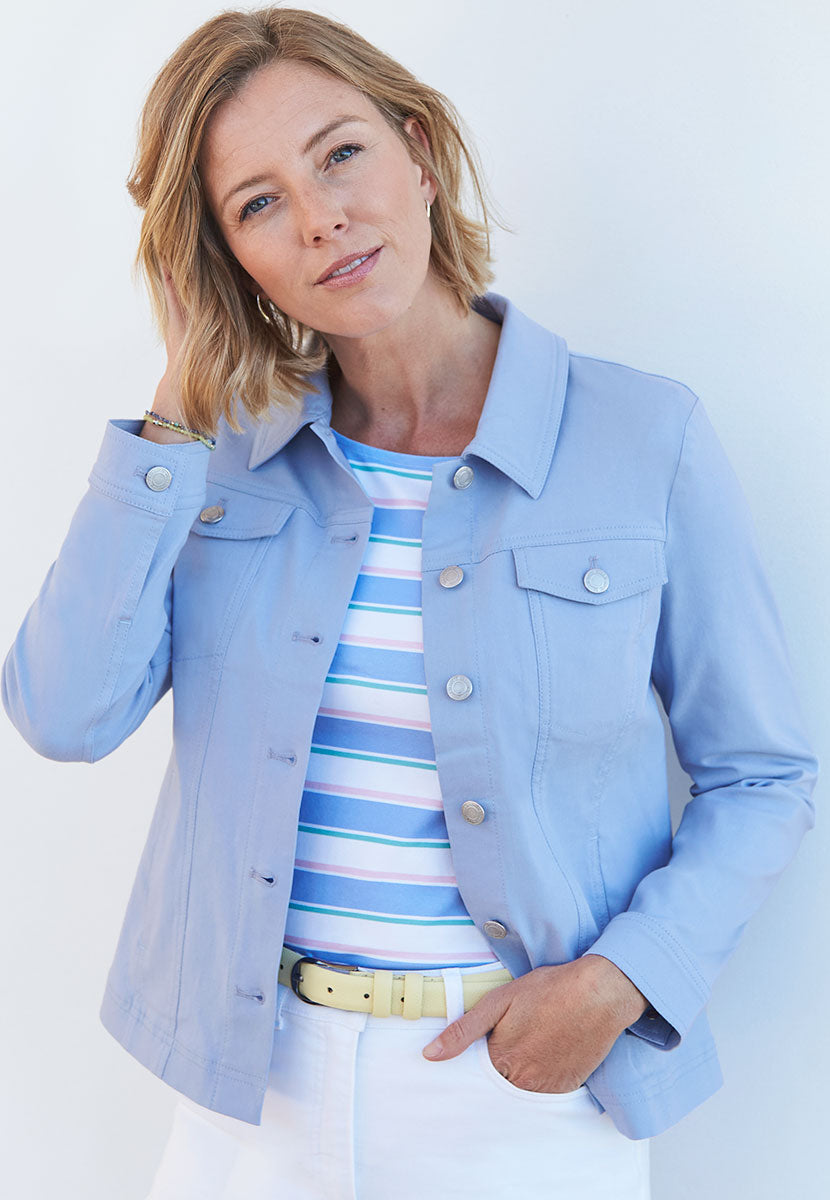 Jessi Denim Styling Jacket - Bluebell