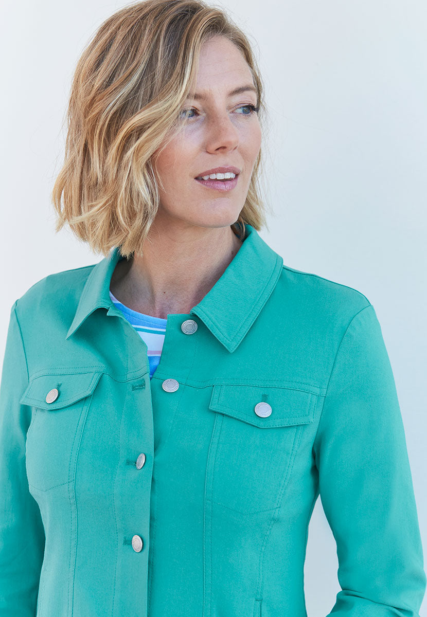 Jessi Denim Styling Jacket - Lagoon