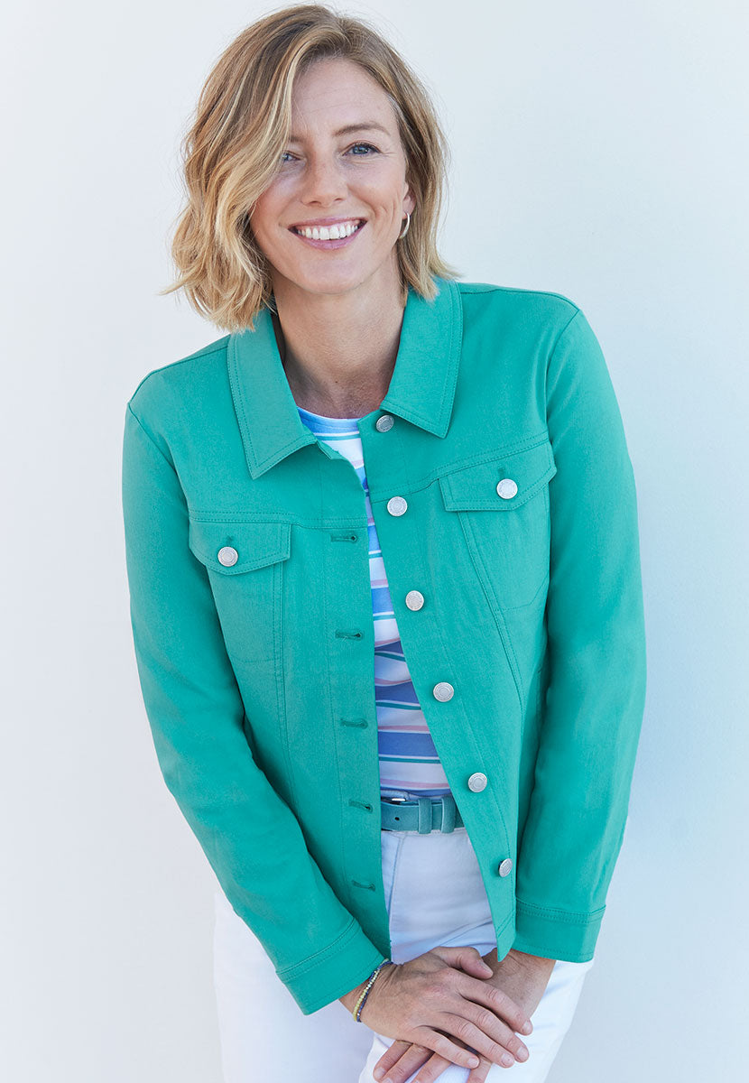 Jessi Denim Styling Jacket - Lagoon