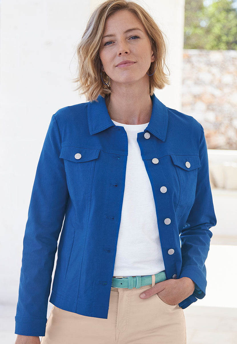 Jessi Denim Styling Jacket - Lapis Blue