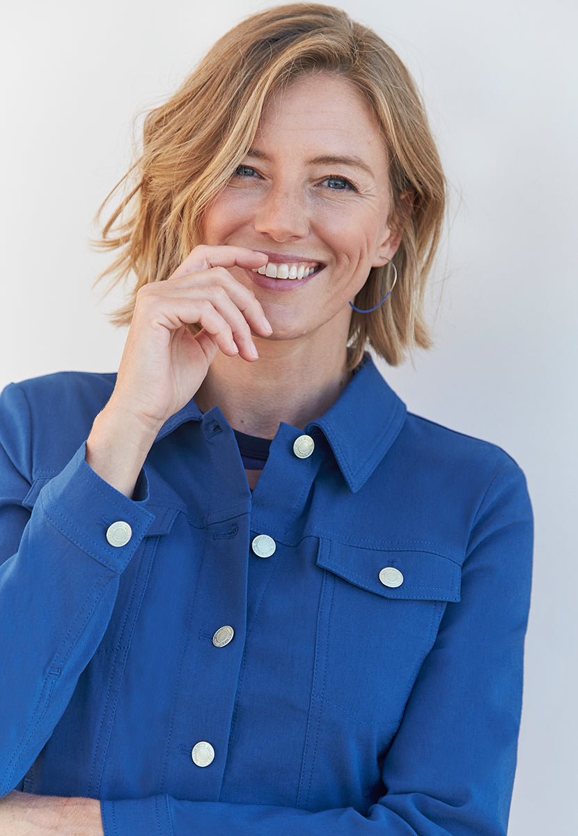 Jessi Denim Styling Jacket - Lapis Blue