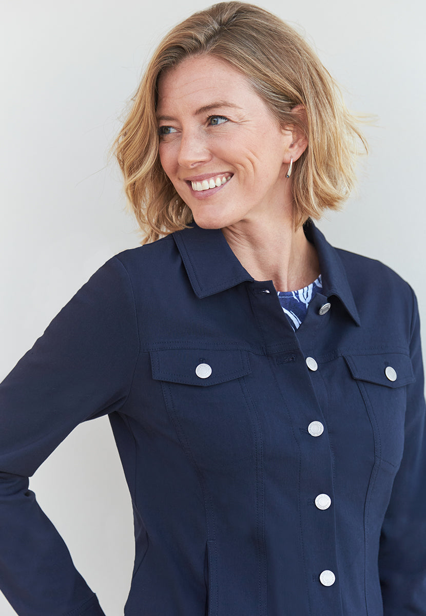 Jessi Denim Styling Jacket - Navy