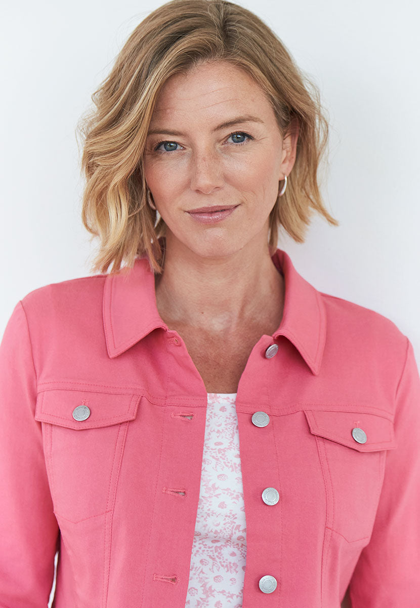 Jessi Denim Styling Jacket - Rose Pink