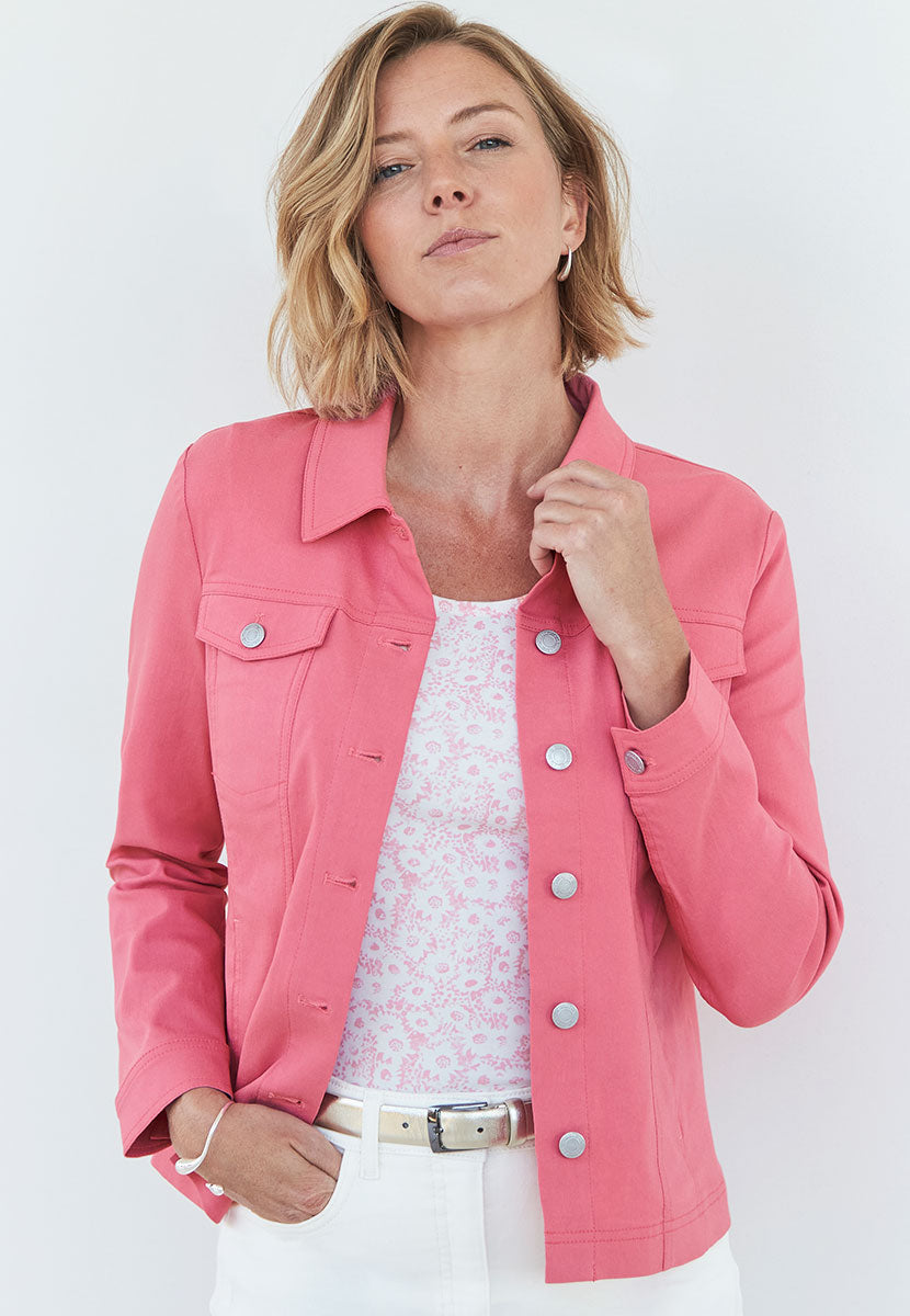 Jessi Denim Styling Jacket - Rose Pink