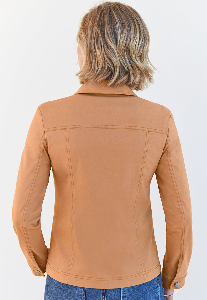 Jessi Denim Styling Jacket - Soft Tan